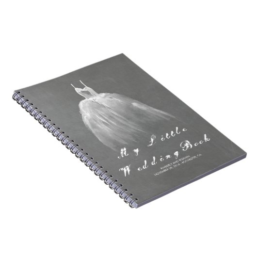 Bruidsjurk bruid om romantisch  te zijn notitieboek (Rechterzijde)