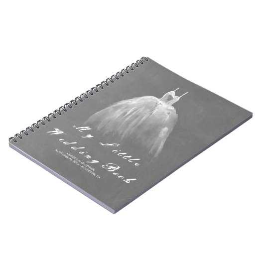 Bruidsjurk bruid om romantisch te zijn notitieboek (Linkerzijde)