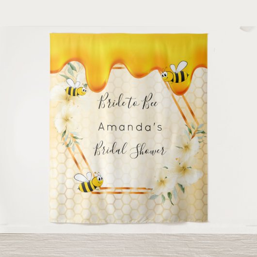 Bruidsjurk bruid-tot-bij bruidsmeisjes honingraat  wandkleed (Voorkant)