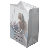 Bruidsjurk Bruid Trouwerij Bruidsmeisjes Medium Cadeauzakje (Achterkant Gekanteld)
