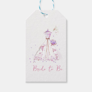 Bruidsjurk Bruid Trouwerij Cadeaulabel