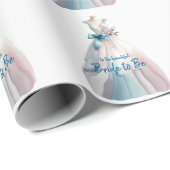 Bruidsjurk Bruidsfeest Bruid Wordt Cadeaupapier (Rol Hoek)