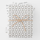 Bruidsjurk Bruidsfeest Diamanten Ring Trouwjurk Inpakpapier Vel (In situ)