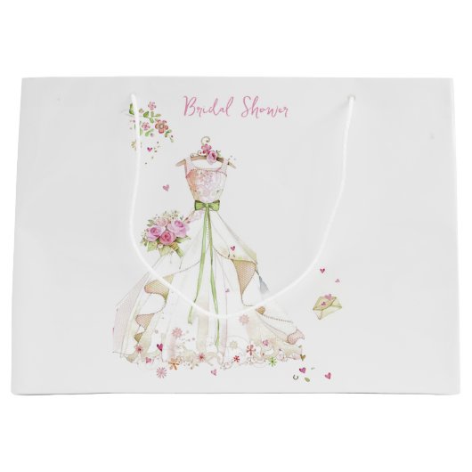 Bruidsjurk Bruidsmeisjesfeest Groot Cadeauzakje (Voorkant)