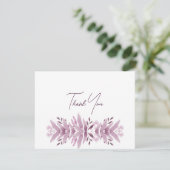 Bruidsjurk Bruiloft Dankkaart Bedankkaart (Staand voorkant)