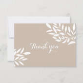 Bruidsjurk Bruiloft Dankkaart Bedankkaart (Voorkant)