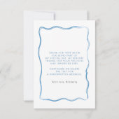 Bruidsjurk Bruiloft Dankkaart Bedankkaart (Achterkant)