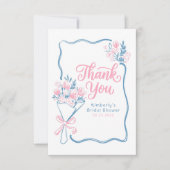 Bruidsjurk Bruiloft Dankkaart Bedankkaart (Voorkant)