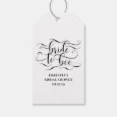 Bruidsjurk Bruiloft Feest Cadeaulabel (Voorkant)