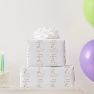 Bruidsjurk Bruiloft Trouwjurk Felicitaties Cadeaupapier