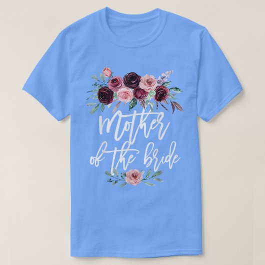 Bruidsjurk Bruiloft voor Bruid Moeder Moeder van d T-shirt (Design voorkant)