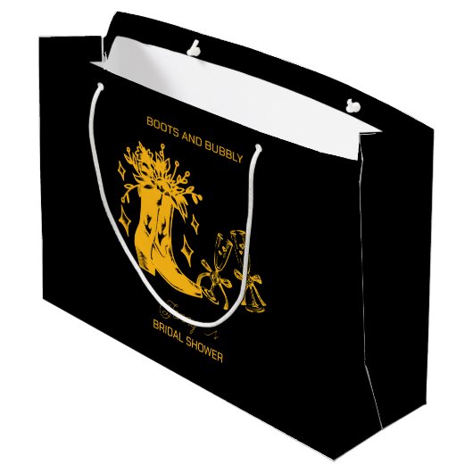 Bruidsjurk & Bubbelige Bruiloftfeest Groot Cadeauzakje (Achterkant Gekanteld)