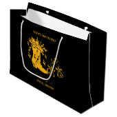 Bruidsjurk & Bubbelige Bruiloftfeest Groot Cadeauzakje (Voorkant Gekanteld)
