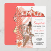 Bruidsjurk Douche Afrikaans-Amerikaans Bruid Kaart (Voorkant / Achterkant)