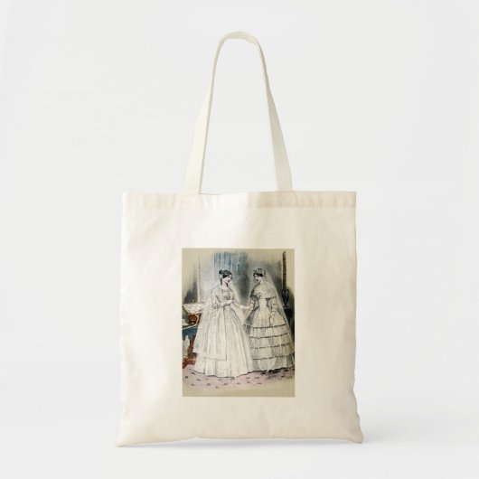 Bruidsjurk in vintage stijl tote bag (Voorkant)