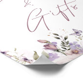 Bruidsjurk Kaarten & Cadeaus Vlinder Poster (Hoek)