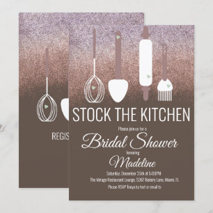Bruidsjurk Keuken Shower Keuken Glitters Kaart