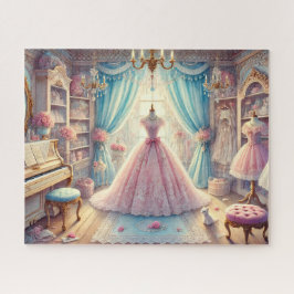 Bruidsjurk Kleedkamer Roze Jurk Antieke Piano Legpuzzel