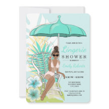 Bruidsjurk lingerie douche Afrikaans-Amerikaanse b