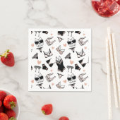 Bruidsjurk lingerie feestservies servet (Insitu)