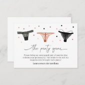 Bruidsjurk lingerie spel kaart ondergoed (Voorkant / Achterkant)