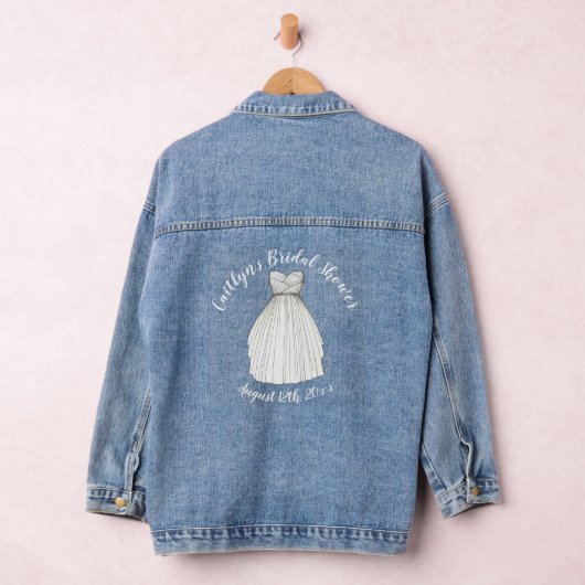 Bruidsjurk Middelpunt Bruiloft Bruid Denim Jacket (Hangar)