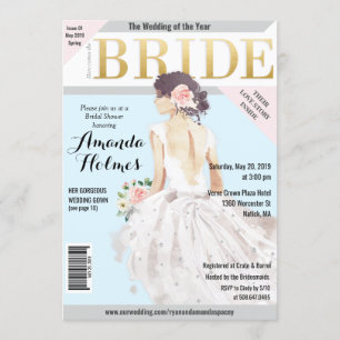 Bruidsjurk Mode Magazine Uitnodiging