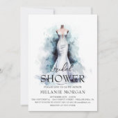 Bruidsjurk Modern Vrijgezellenfeest Kaart (Voorkant)