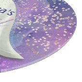 Bruidsjurk paars & roze goud Glam Snijplank (Hoek)