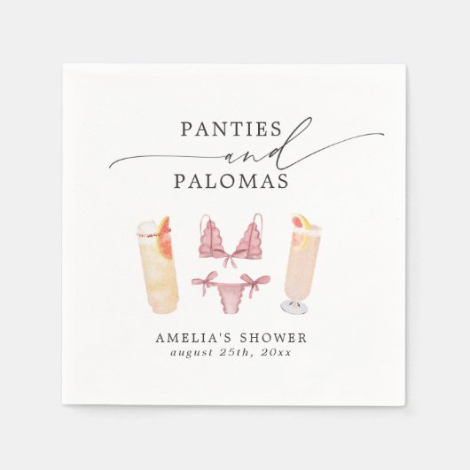 Bruidsjurk & Palomas Bruidsbad Bruidsmeisje Servet (Voorkant)