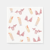 Bruidsjurk & Palomas Bruidsbad Bruidsmeisje Servet (Voorkant)