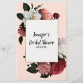 Bruidsjurk Raadspel Burgundy Roze Raad de Jurk F Flyer (Achterkant)