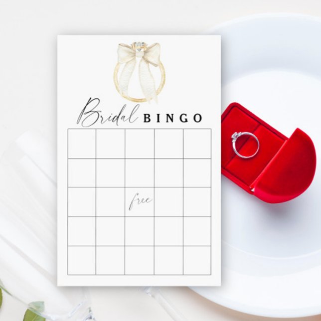Bruidsjurk & Ring Bruiloft bingo spel (Creator heeft geüpload)