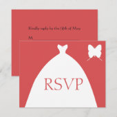 Bruidsjurk Roze RSVP (Voorkant / Achterkant)