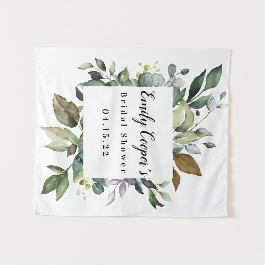 Bruidsjurk Shower Banner Stof Wandtapijt Wandkleed (Voorkant (horizontaal))