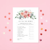 Bruidsjurk Shower Prijs Raad Spelkaart Informatiekaartje