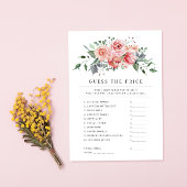 Bruidsjurk Shower Prijs Raad Spelkaart Informatiekaartje