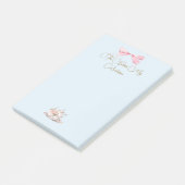 Bruidsjurk Shower Regency Theepartij Elegant  Post-it® Notes (Schuin)