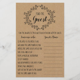 Bruidsjurk Shower Spel Vind De Gast Kaart