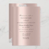 Bruidsjurk Spark Roos VIP Roze Roos Diamant Kaart (Voorkant / Achterkant)