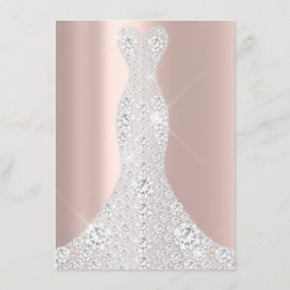 Bruidsjurk Spark Roos VIP Roze Roos Diamant Kaart