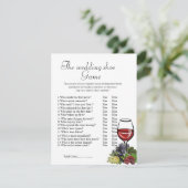 Bruidsjurk spel, het bruidsschoe spel,  kaart (Staand voorkant)