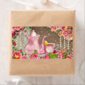 Bruidsjurk Thee Feest Waterfles Labels (Insitu)