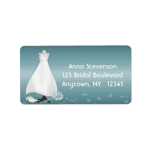 Bruidsjurk Turquoise Label (Voorkant)