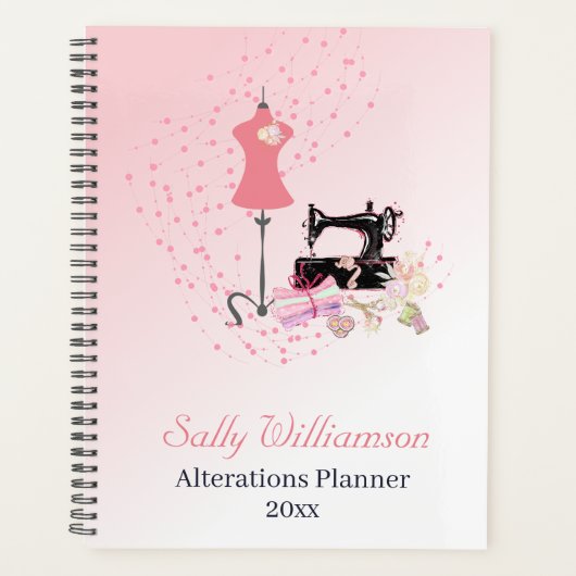 Bruidsjurk Veranderingen Roze Planner (Voorkant)