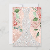 Bruidsjurk Vonk Roos VIP Blush Roos Bloemen Kaart (Achterkant)