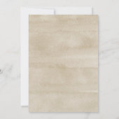 Bruidsjurk voor Bridal Shower Tropisch Boho Blader Kaart (Achterkant)