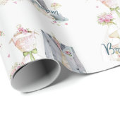 Bruidsjurk voor bruid en bruidegom cadeaupapier (Rol Hoek)