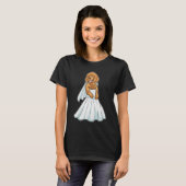 Bruidsjurk voor Poodle T-shirt (Voorkant volledig)