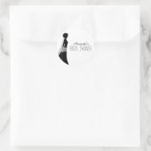 bruidsjurk | Vrijgezellenfeest gunstiger Stickers (Tas)